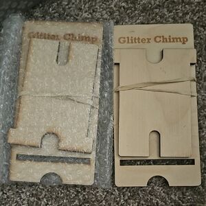 Glitter Chimp Wooden Phone Stand